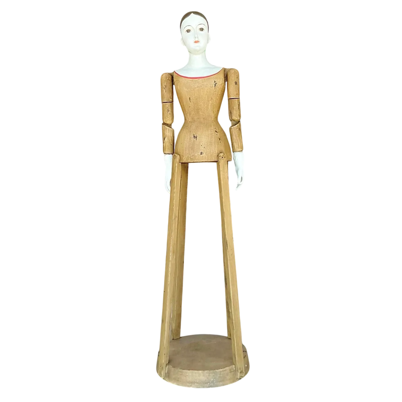 Vintage Boho Santos Crèche Cage Doll