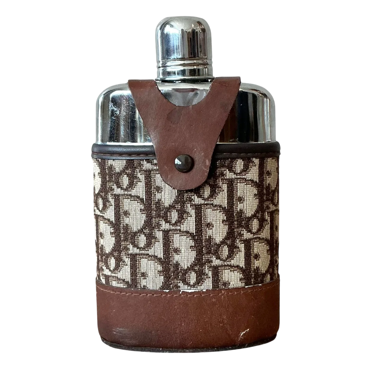 Vintage Boho 1970s Dior Hip Flask