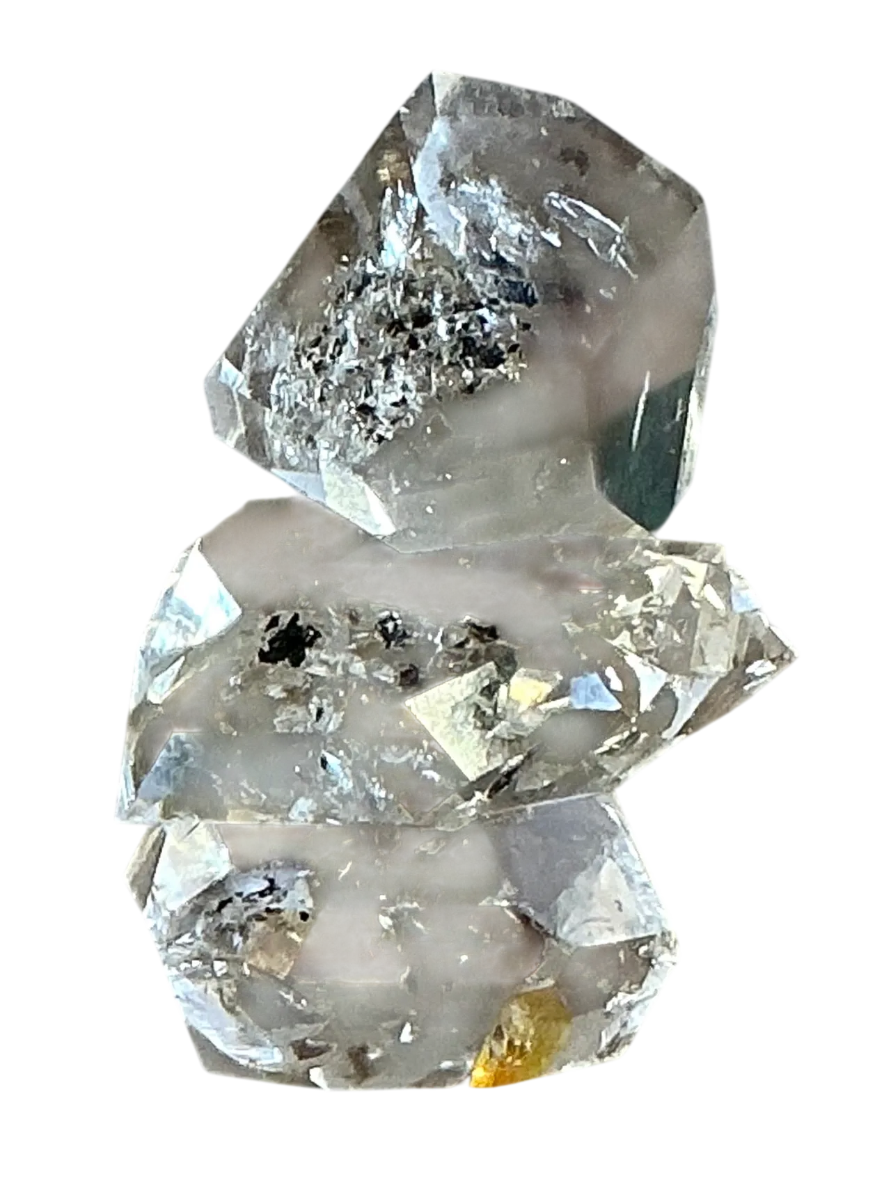 Vintage Boho Herkimer Diamond Triplet