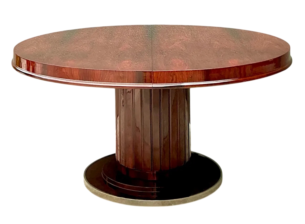 Vintage French Christian Krass Extendable Deco Dining Table
