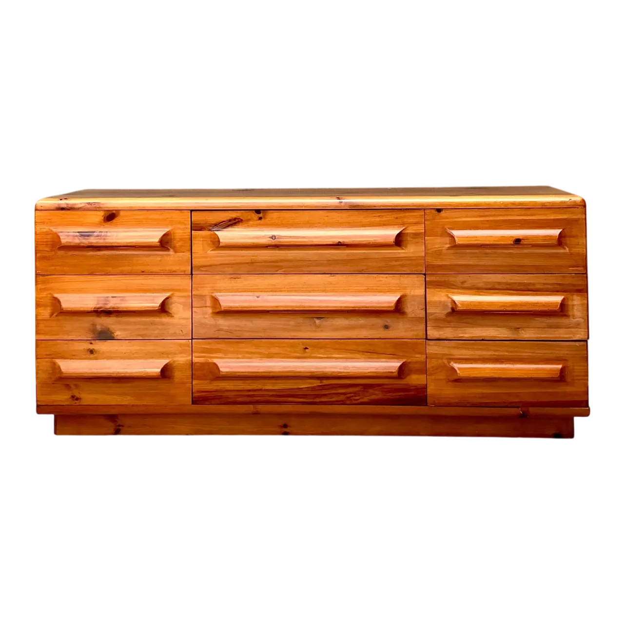 Vintage MCM Knotty Pine Dresser