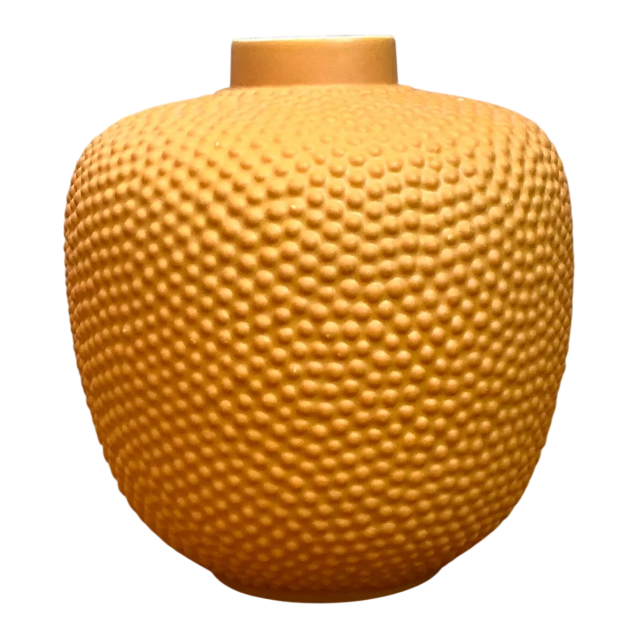 Mid-Century Modern Swiss Orange Ceramic Vase