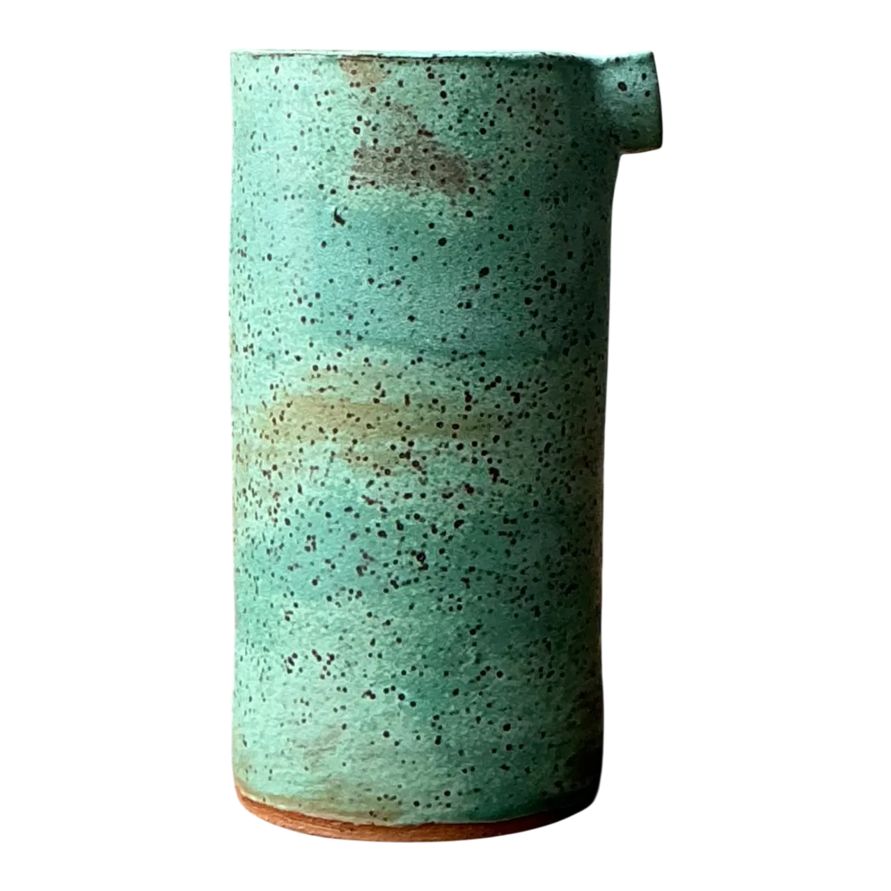 Vintage Green Spout Ceramic Vase