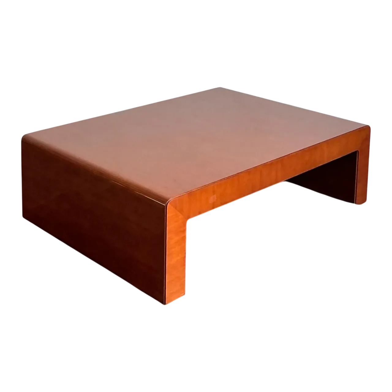 Vintage Ralph Lauren “Dalton” Waterfall Wood Coffee Table