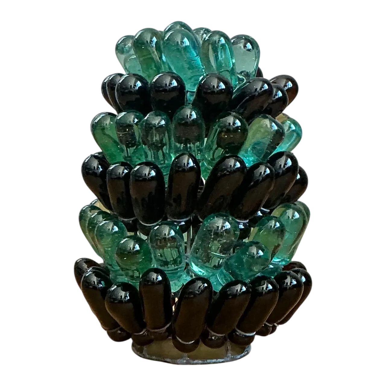 Vintage Italian Glass Pinecone Light Shade