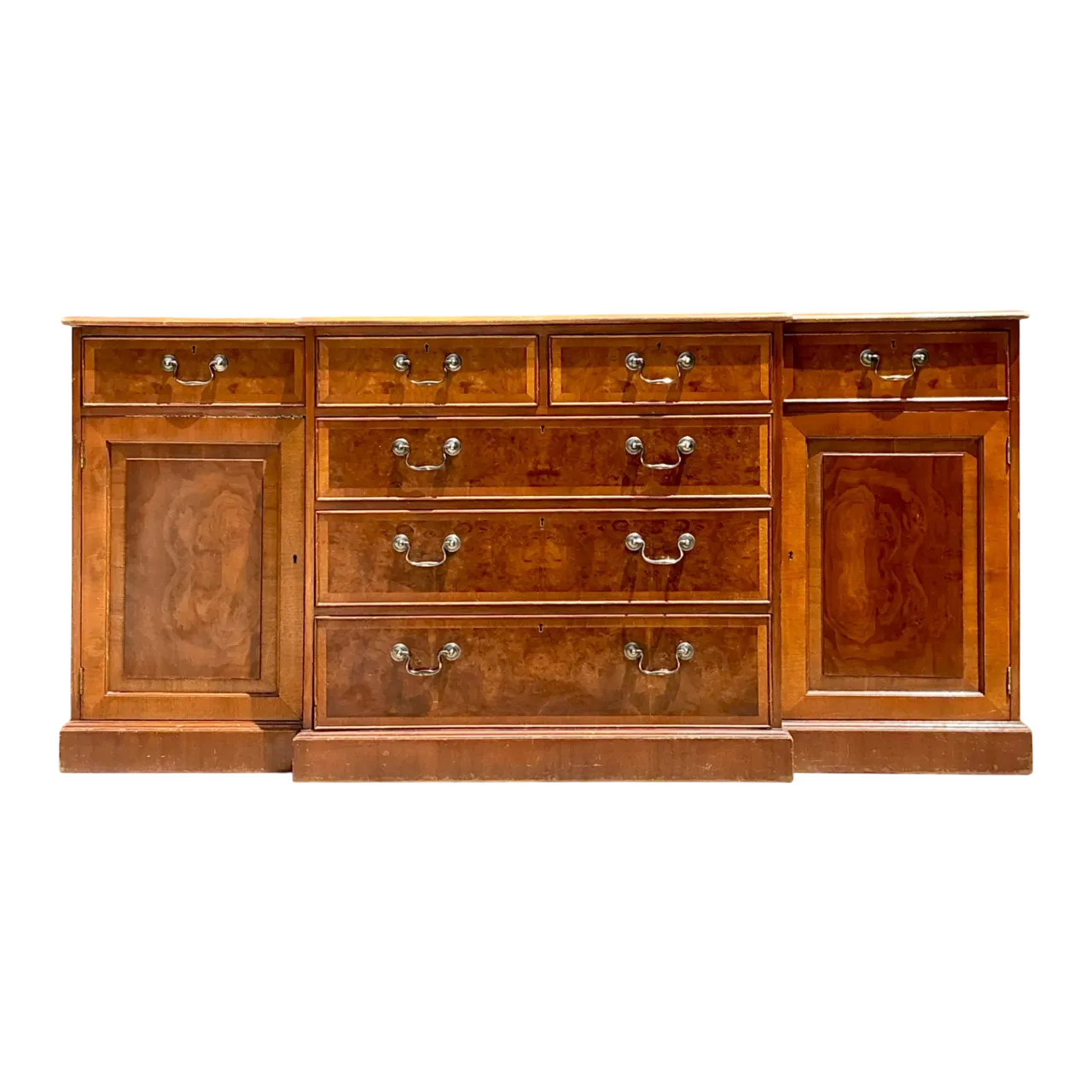 Vintage Flame Mahogany Sideboard Cabinet