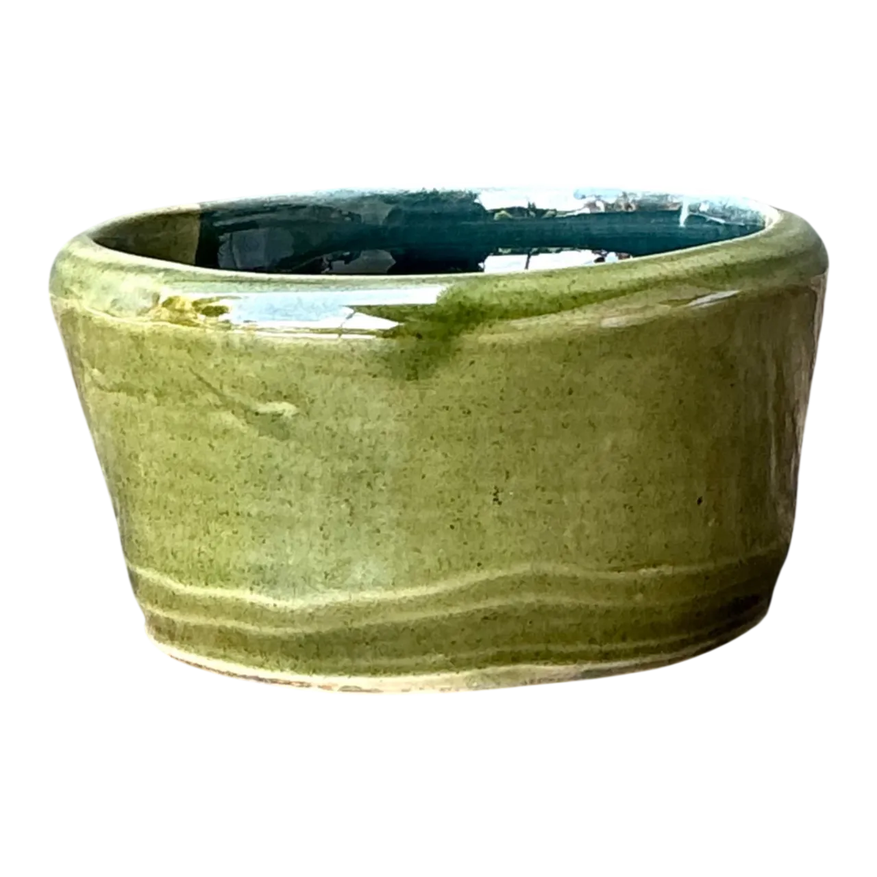 Vintage Handcrafted Green Studio Bowl