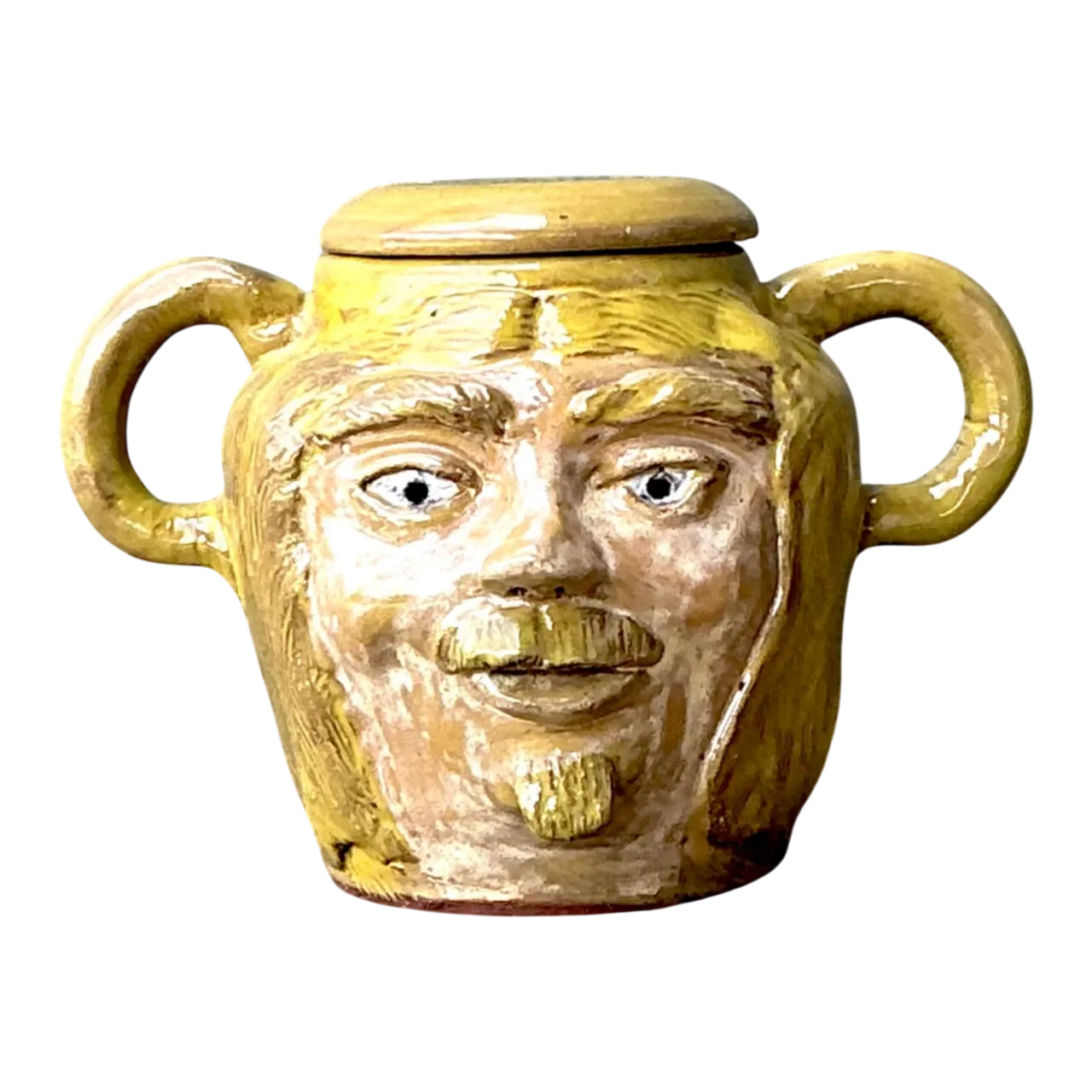 Vintage Face Jug with Lid