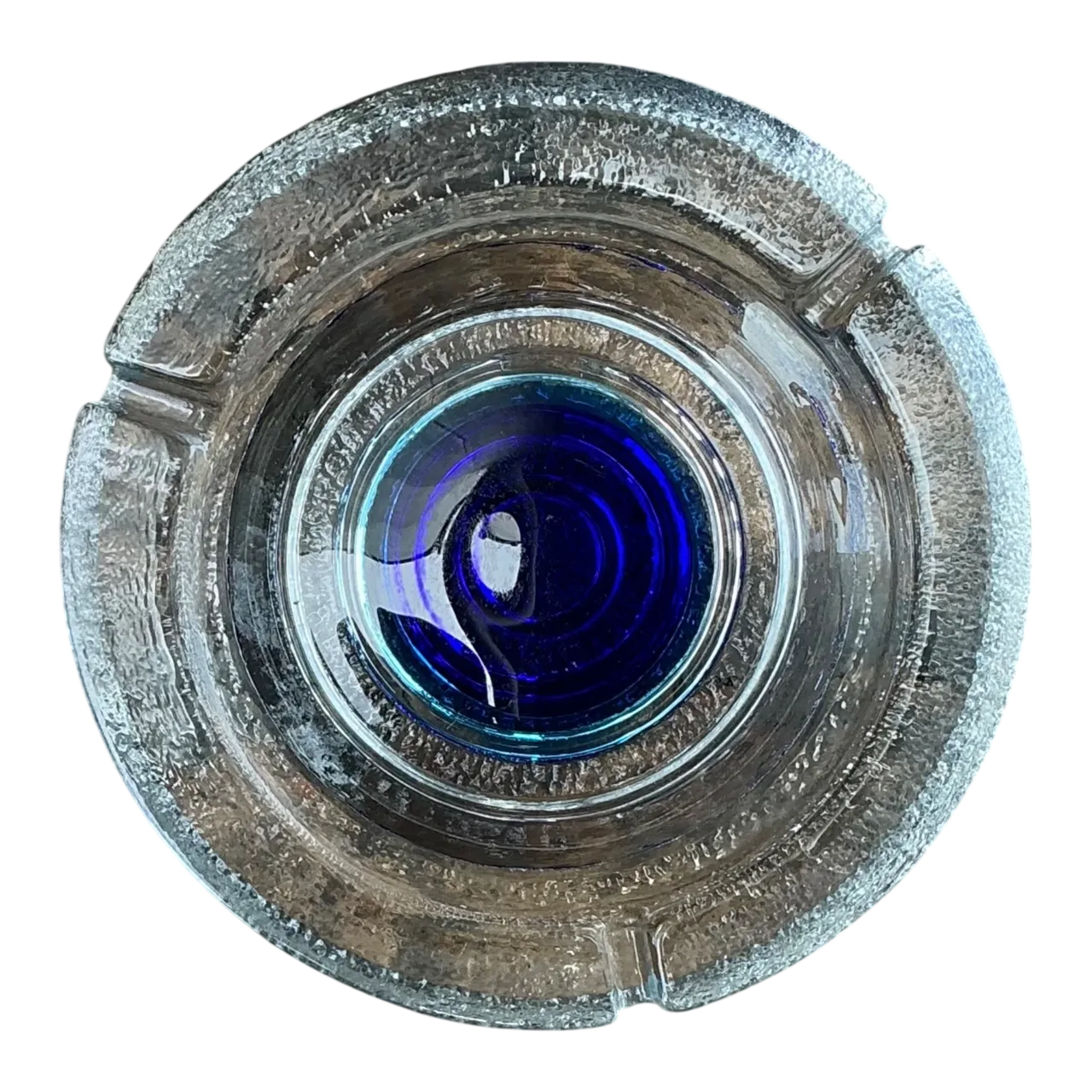 Vintage Mid-Century Modern Glass Ashtray