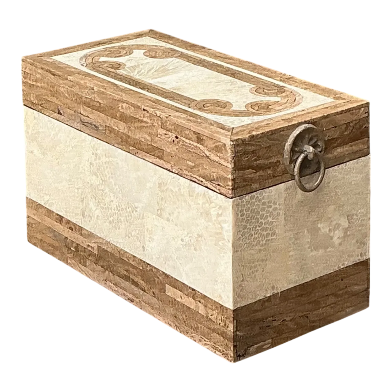 Vintage Tessellated Stone Box