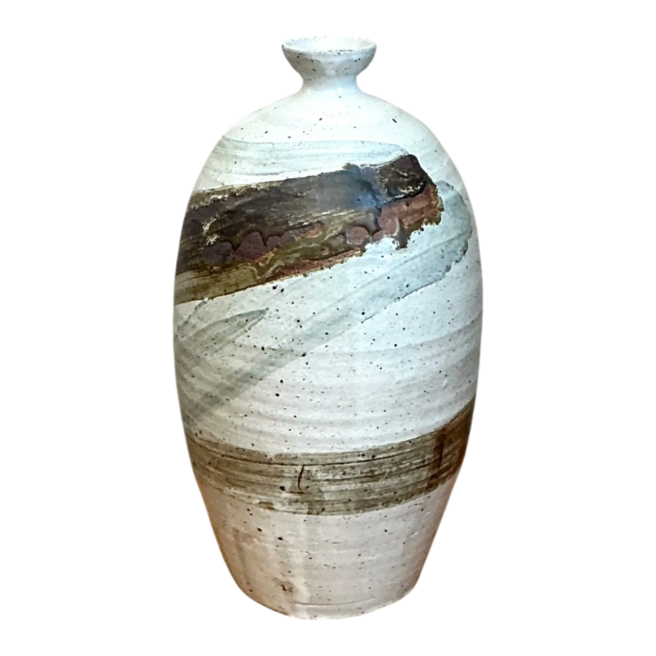 Vintage Handcrafted Abstract Ceramic Vase