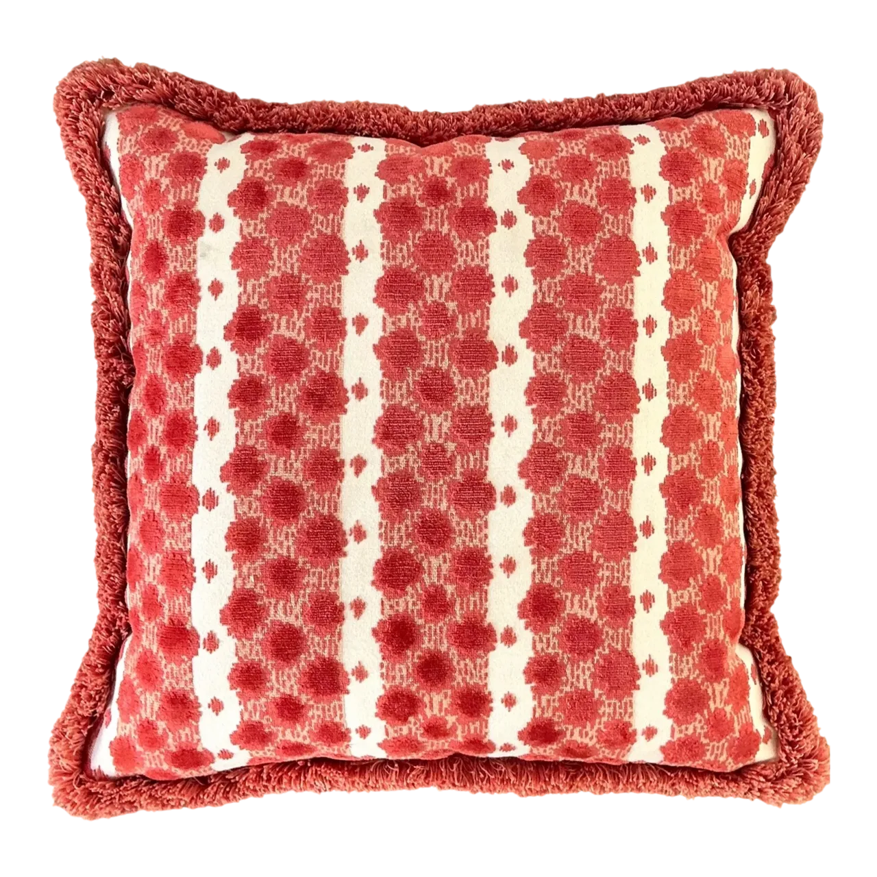 Vintage Tilton Fenwick For Duralee Fabric Throw Pillow