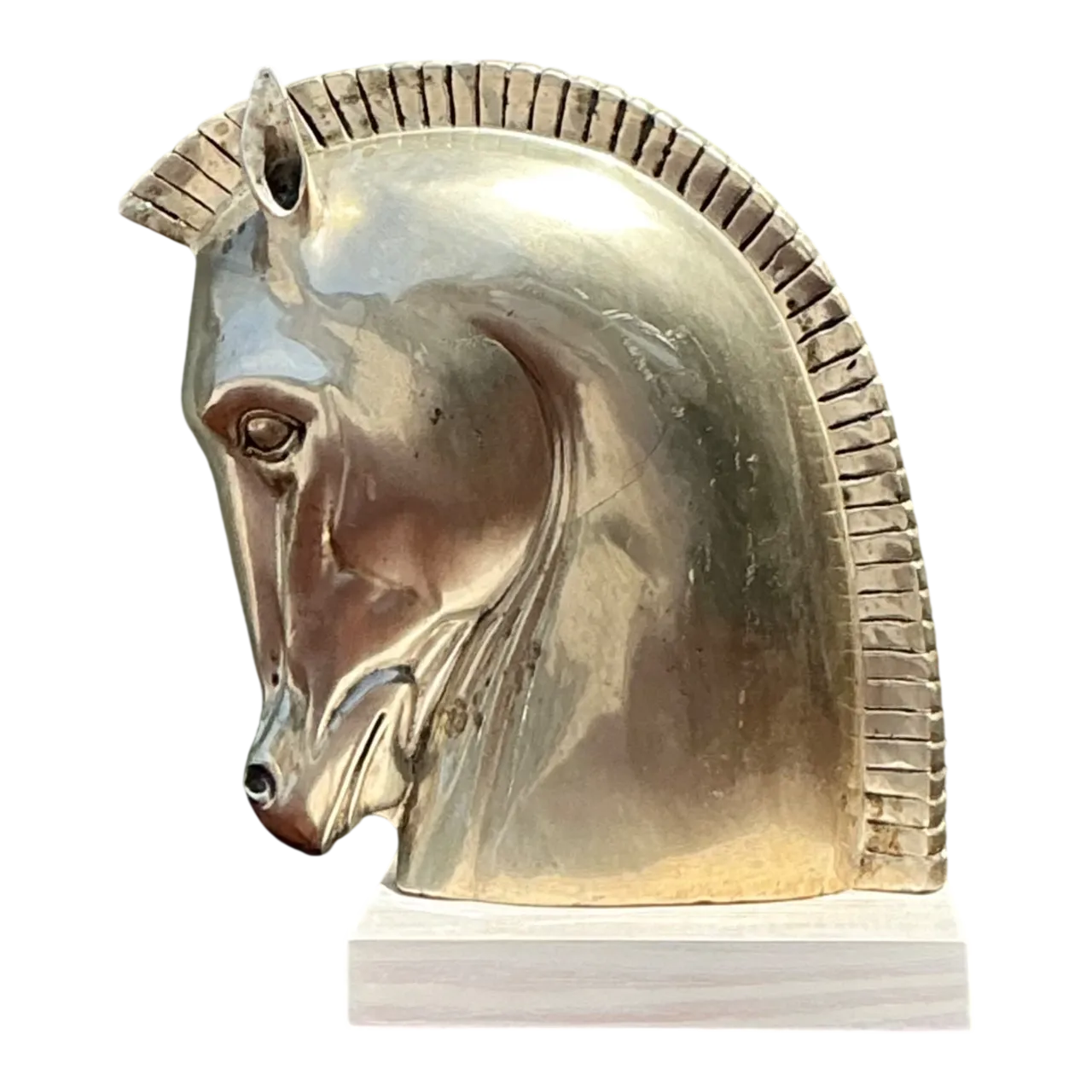 Vintage Horse Head Sculpture