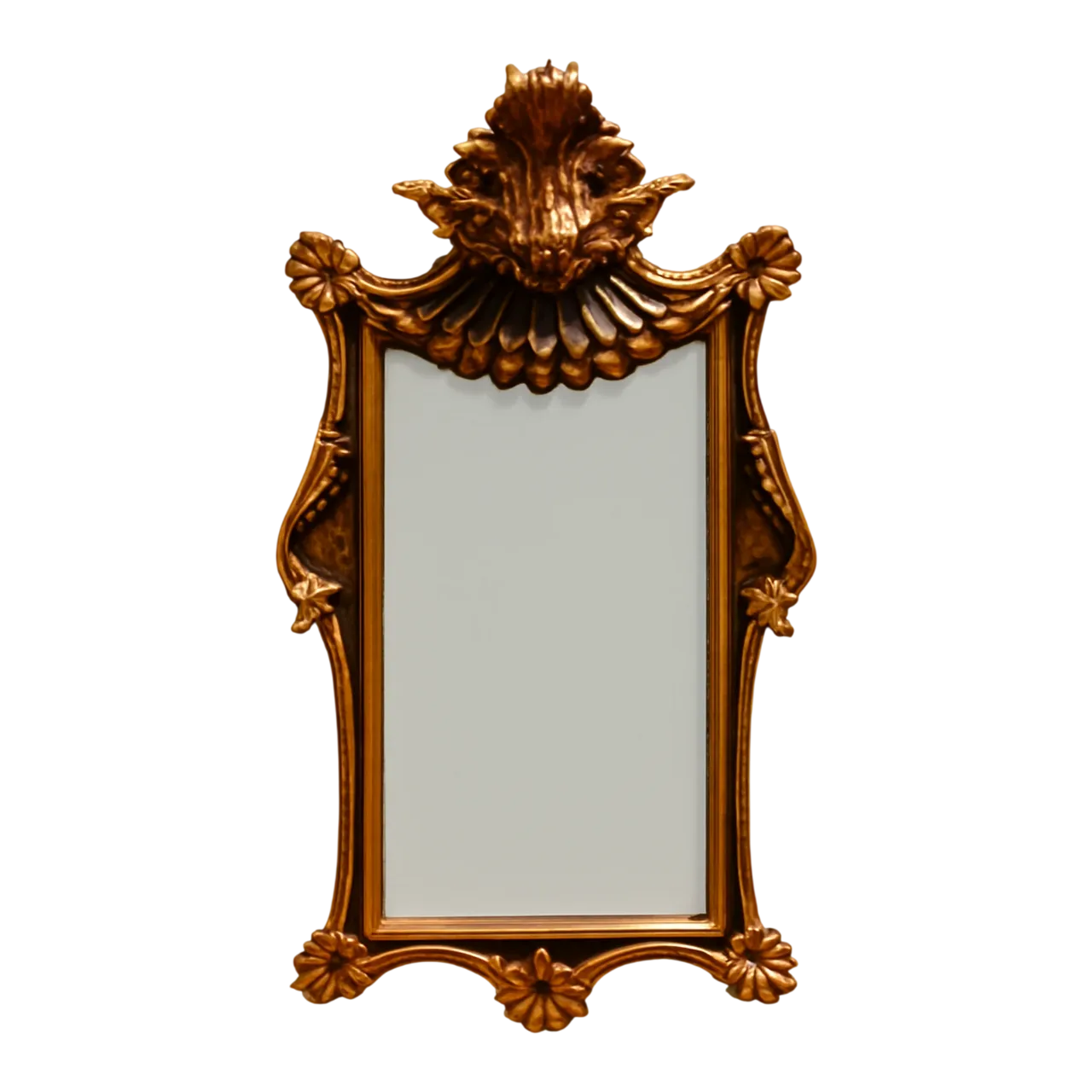 Vintage William Switzer Gilt Chinoiserie Wall Mirror