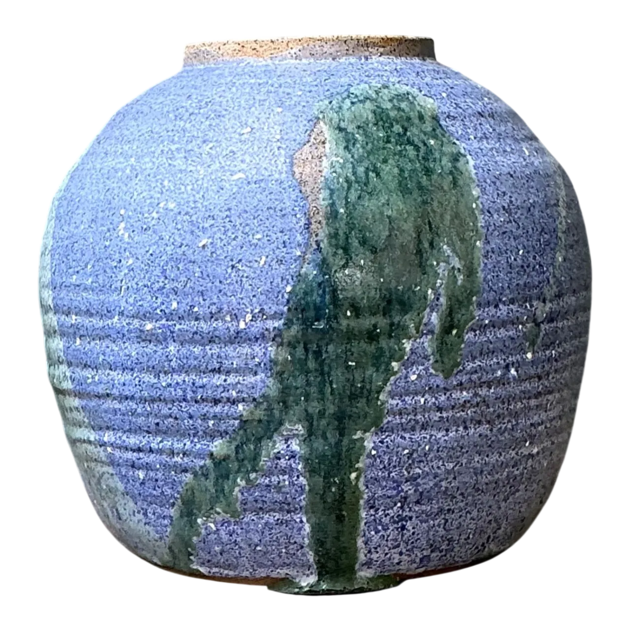 Vintage Drip Glaze Ceramic Vase