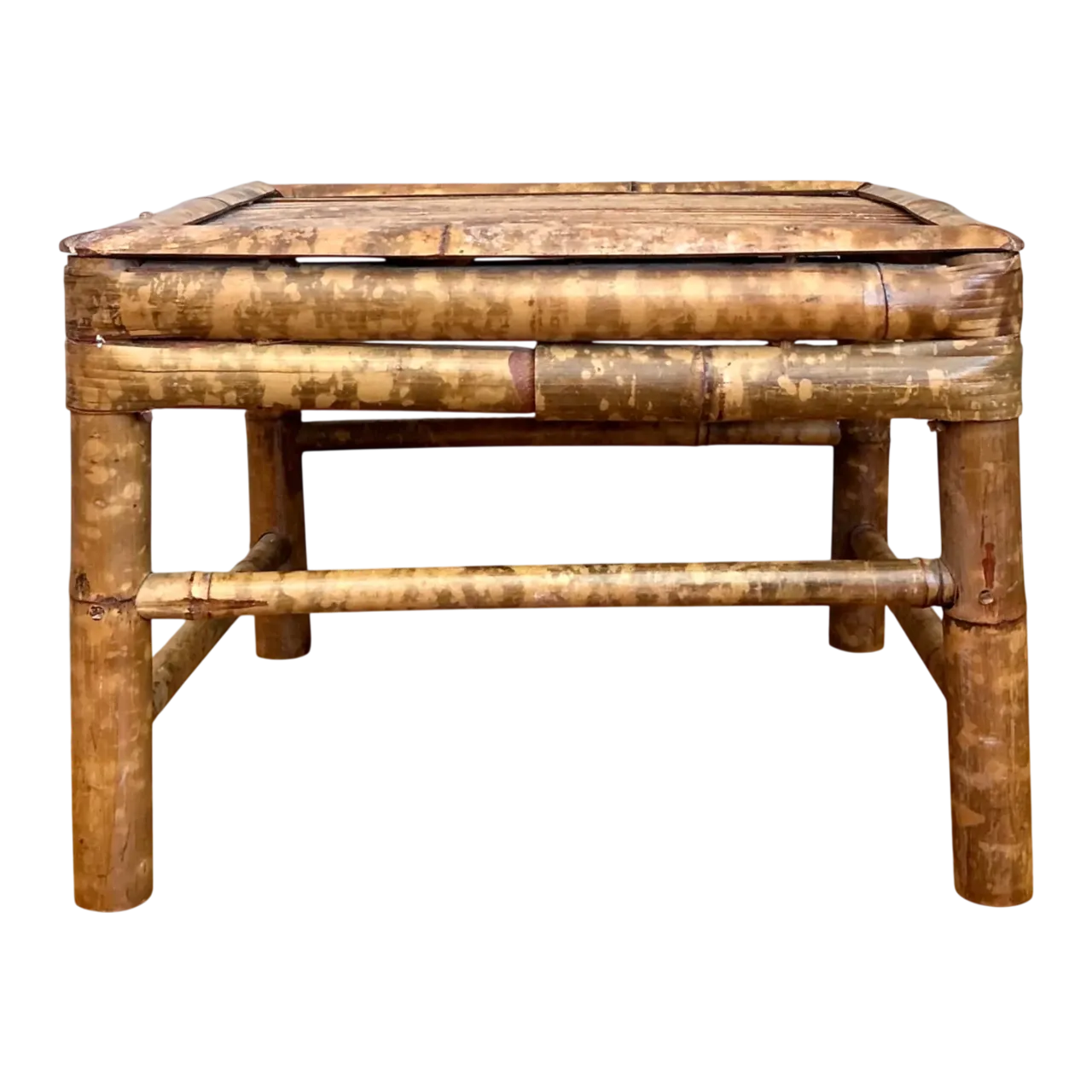 Vintage Rattan Accent Table