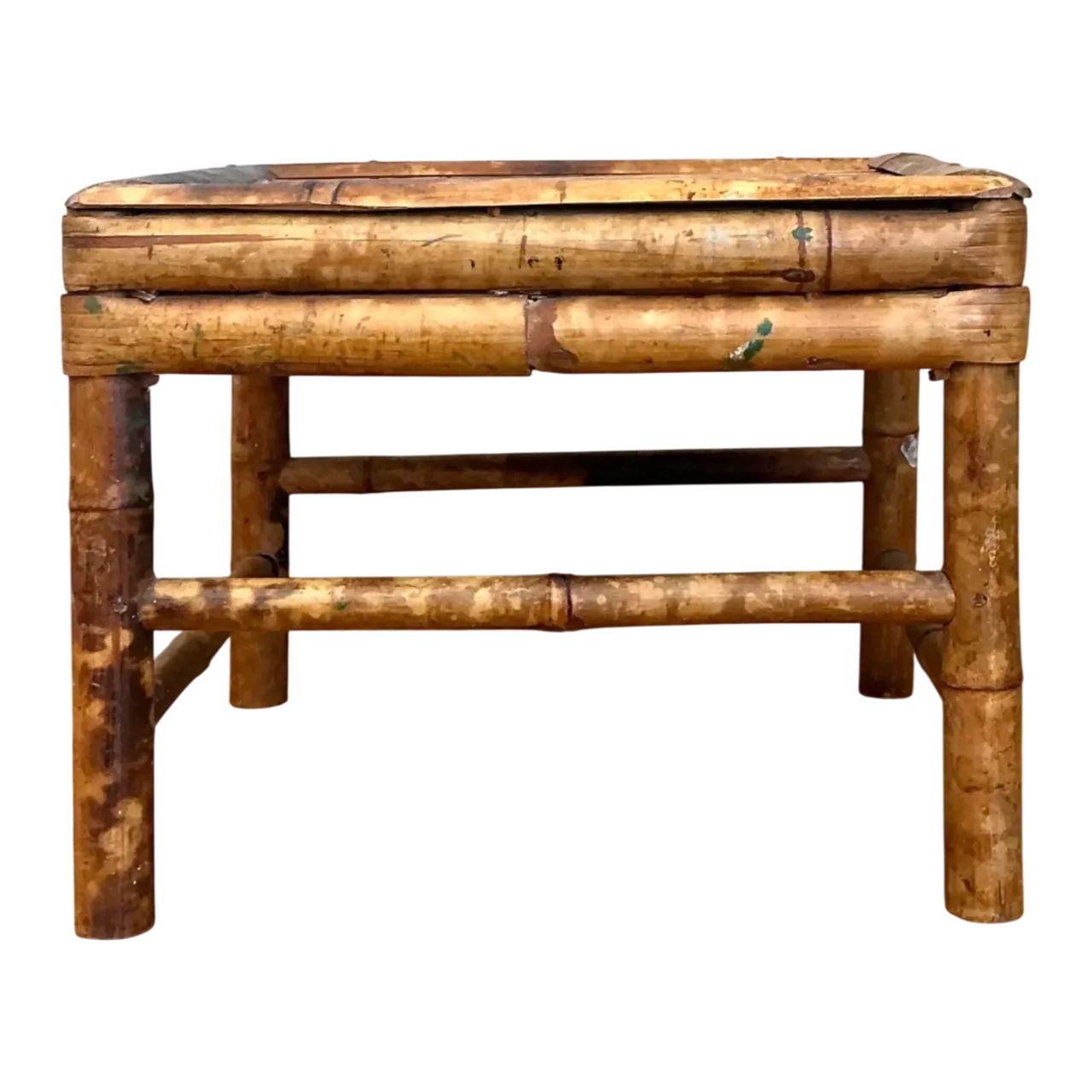 Vintage Bamboo Accent Table