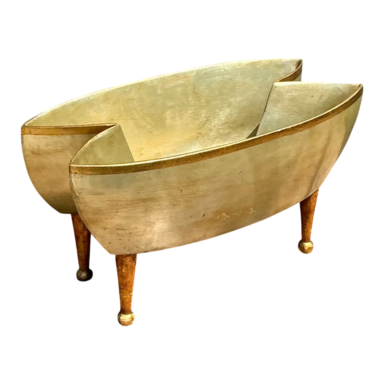 Vintage Footed Decorative Bowl