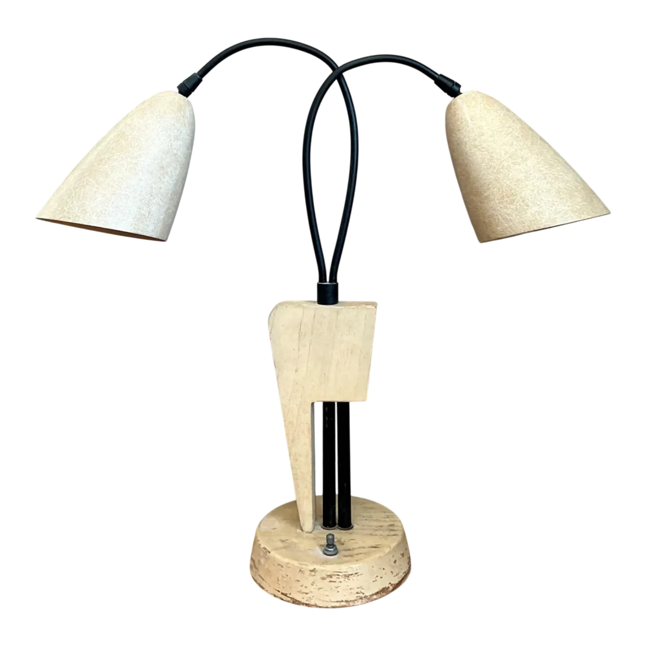 Vintage Mid-Century Modern Double Arm Lamp