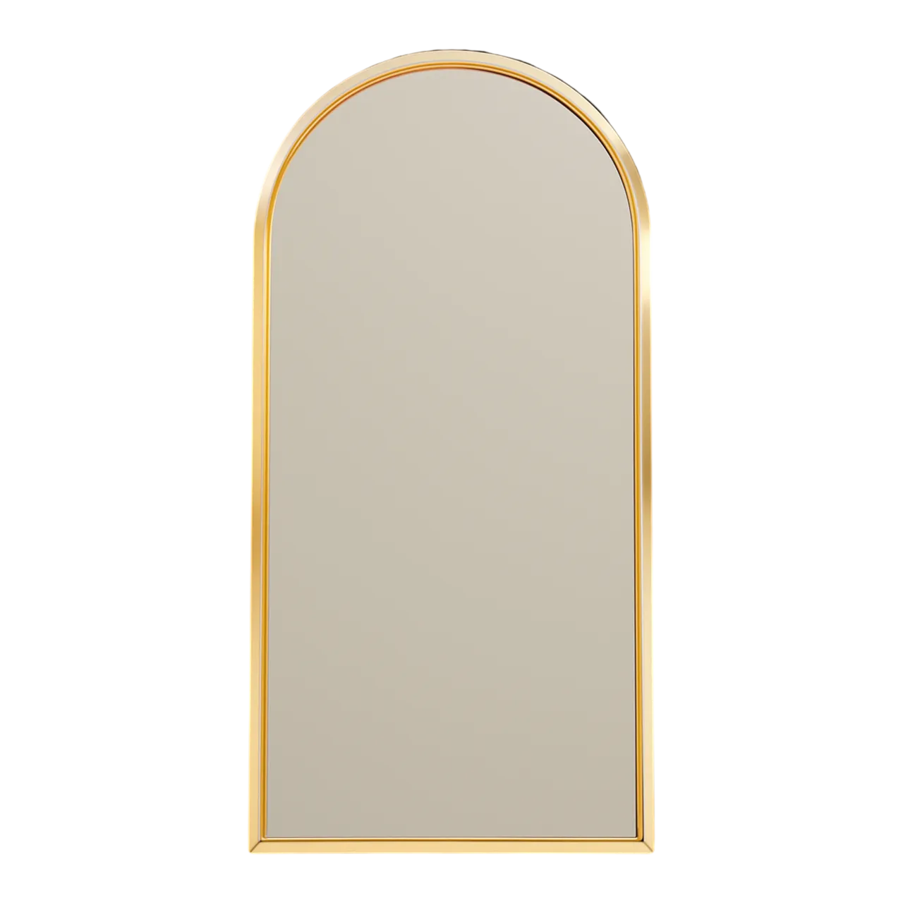 Vintage Arched Metal Mirror After Pace