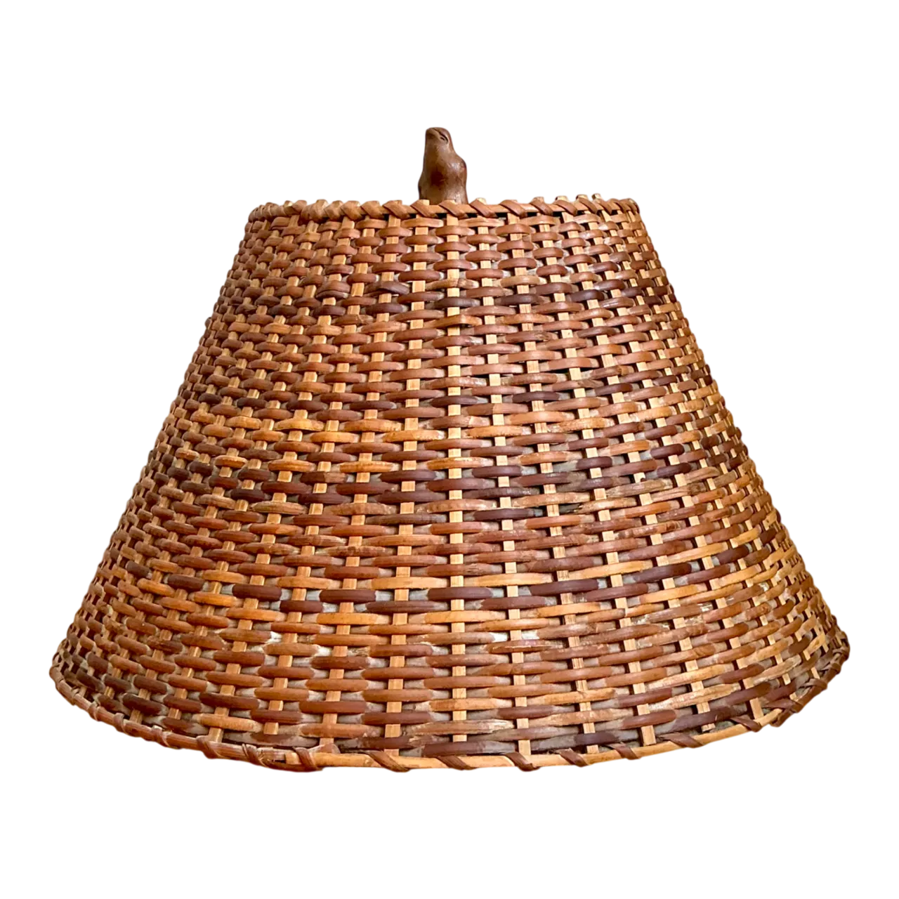 Vintage Woven Rattan Lamp Shade