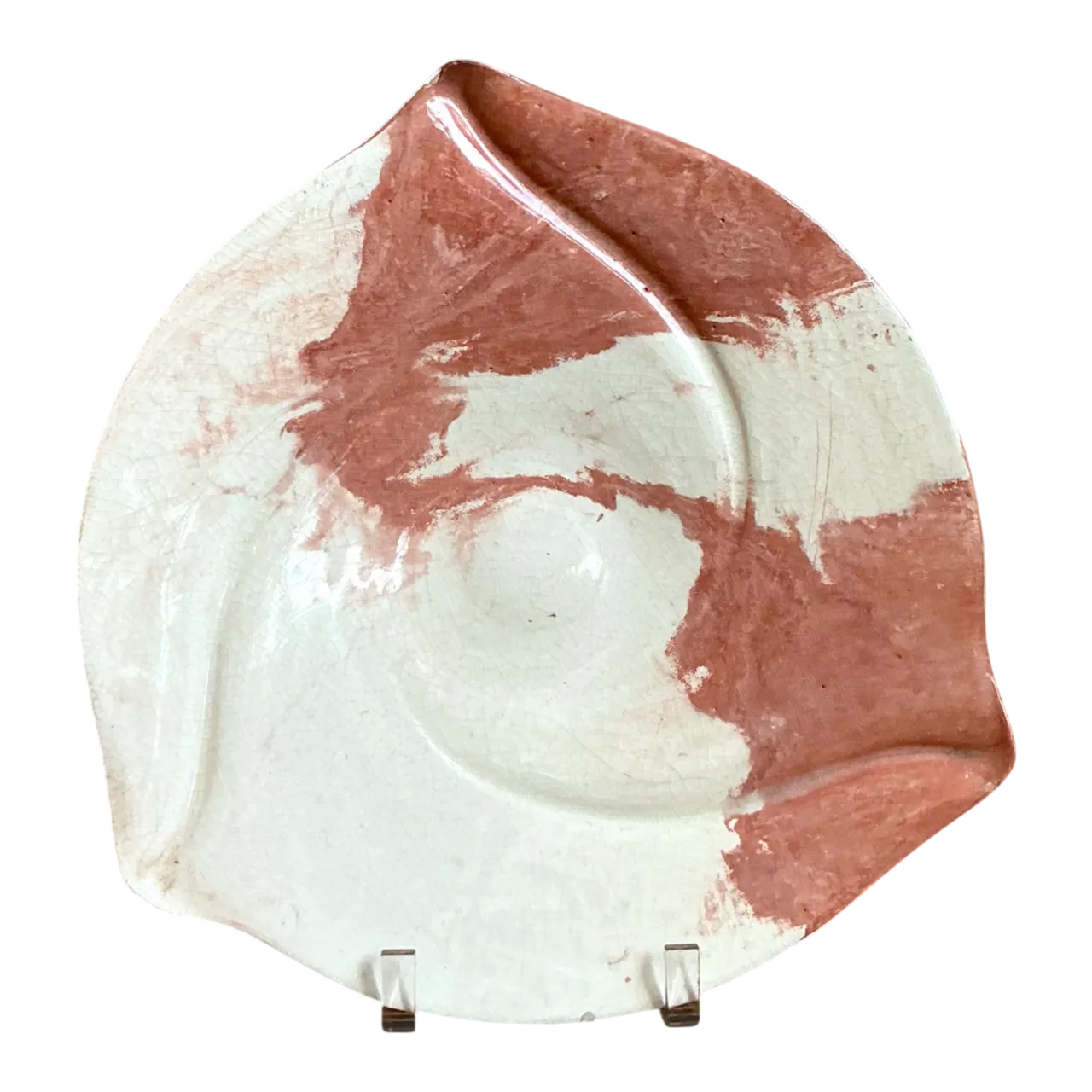 Vintage Abstract Ceramic Plate