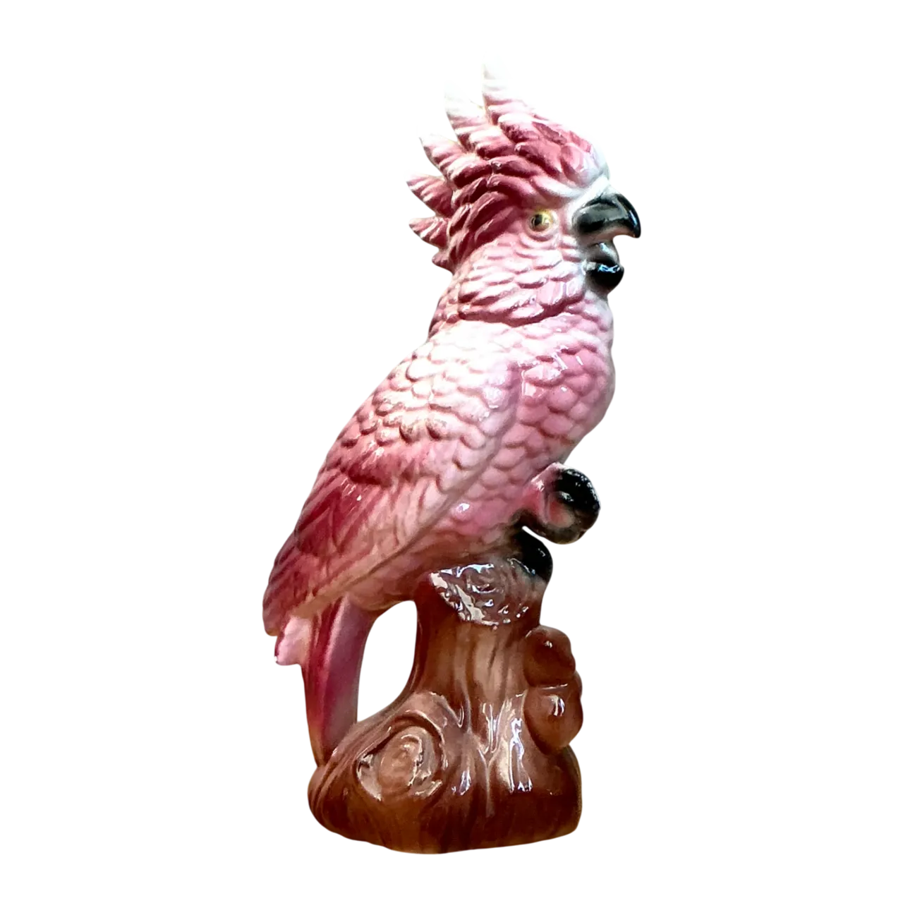 Vintage Ceramic Cockatoo Figurine