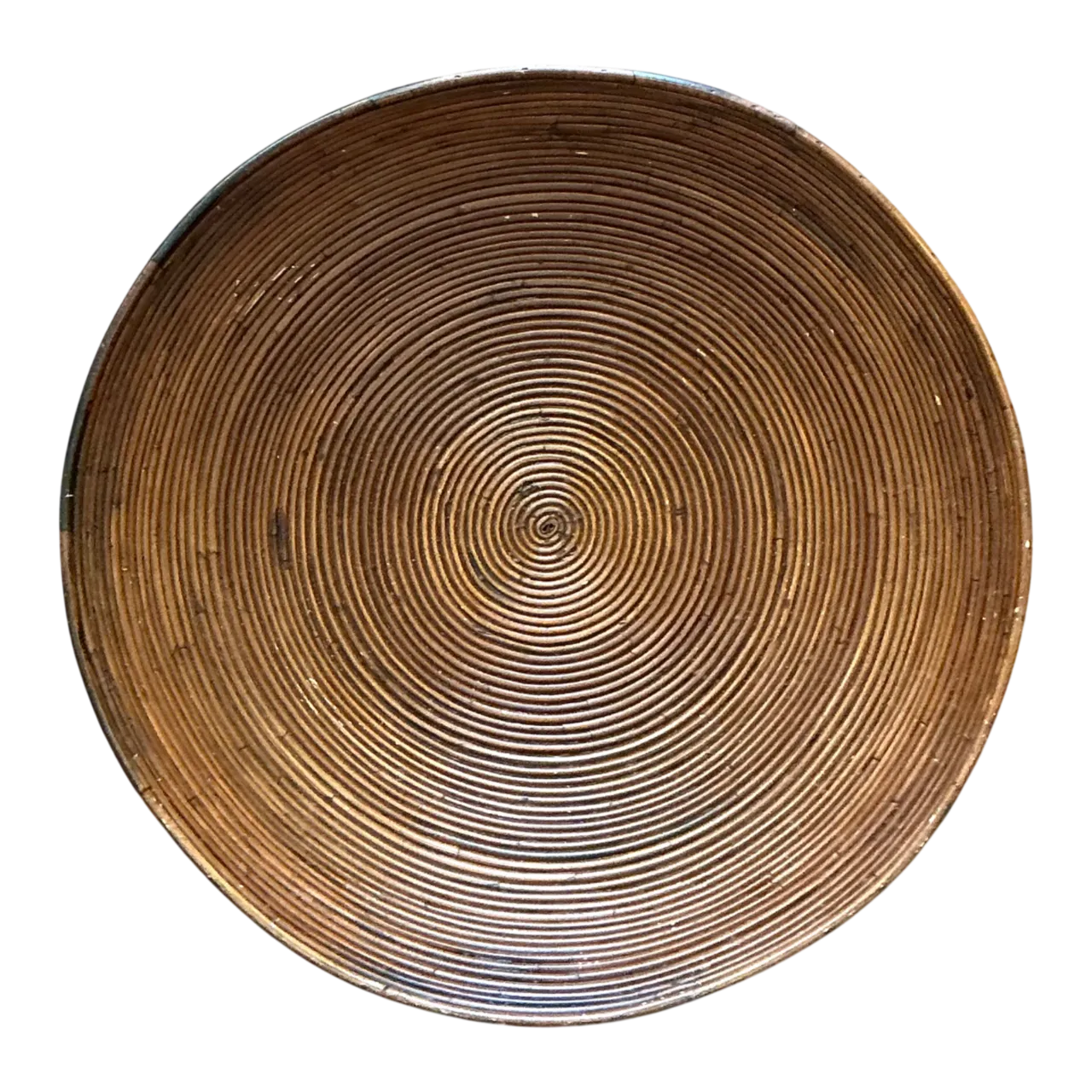 Vintage Pencil Reed Decorative Bowl