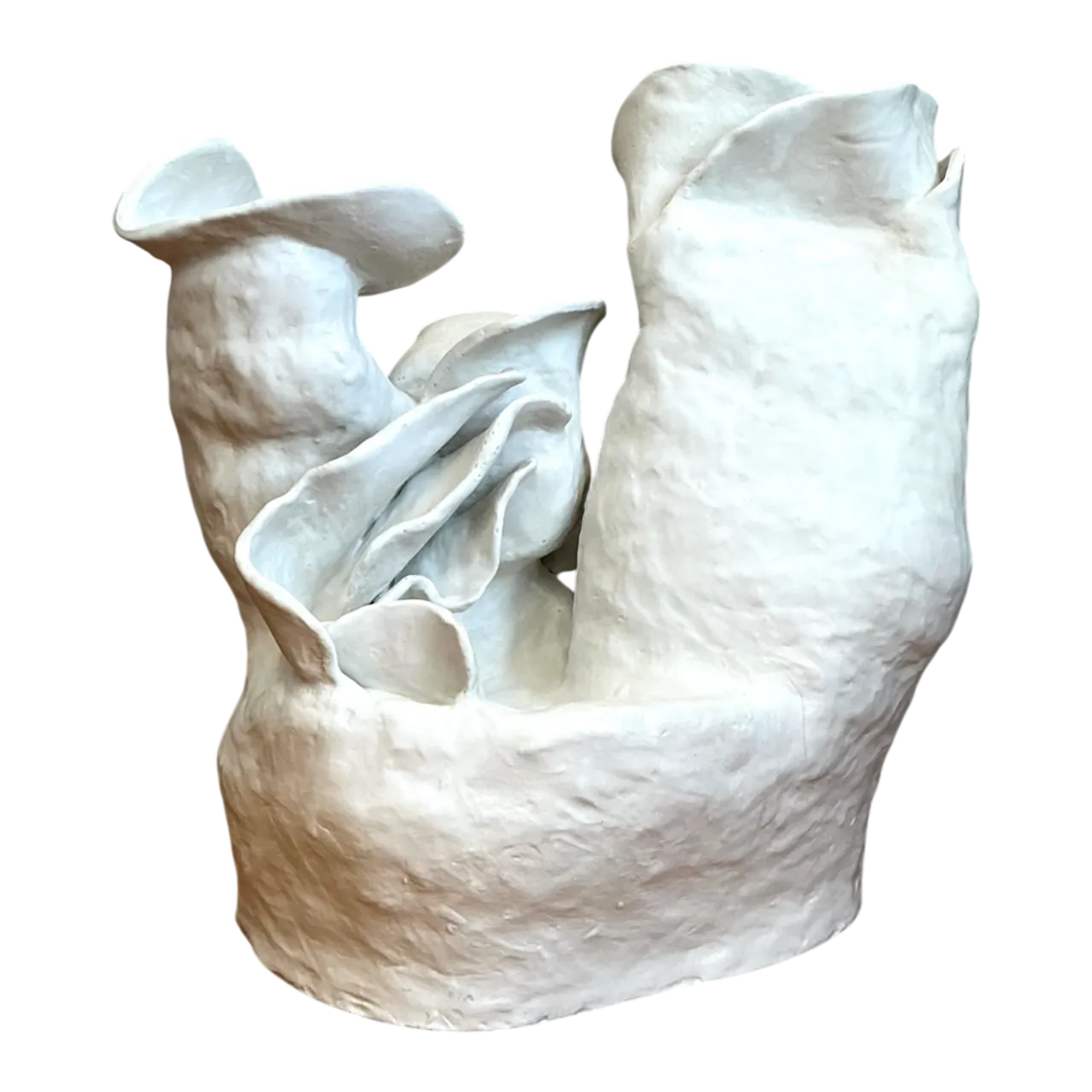 Vintage Handcrafted Biomorphic Ceramic Vase