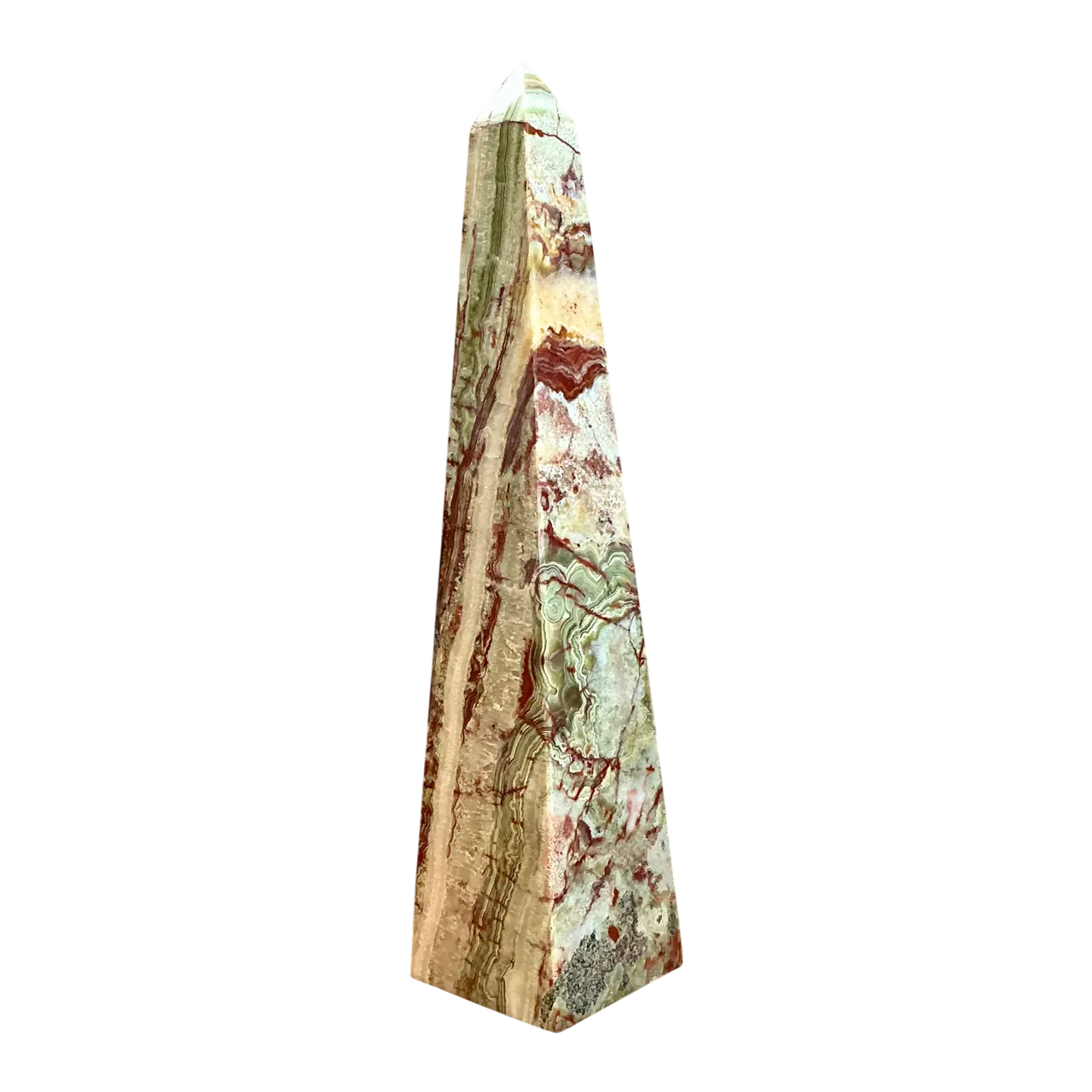 Vintage Stone Onyx Obelisk