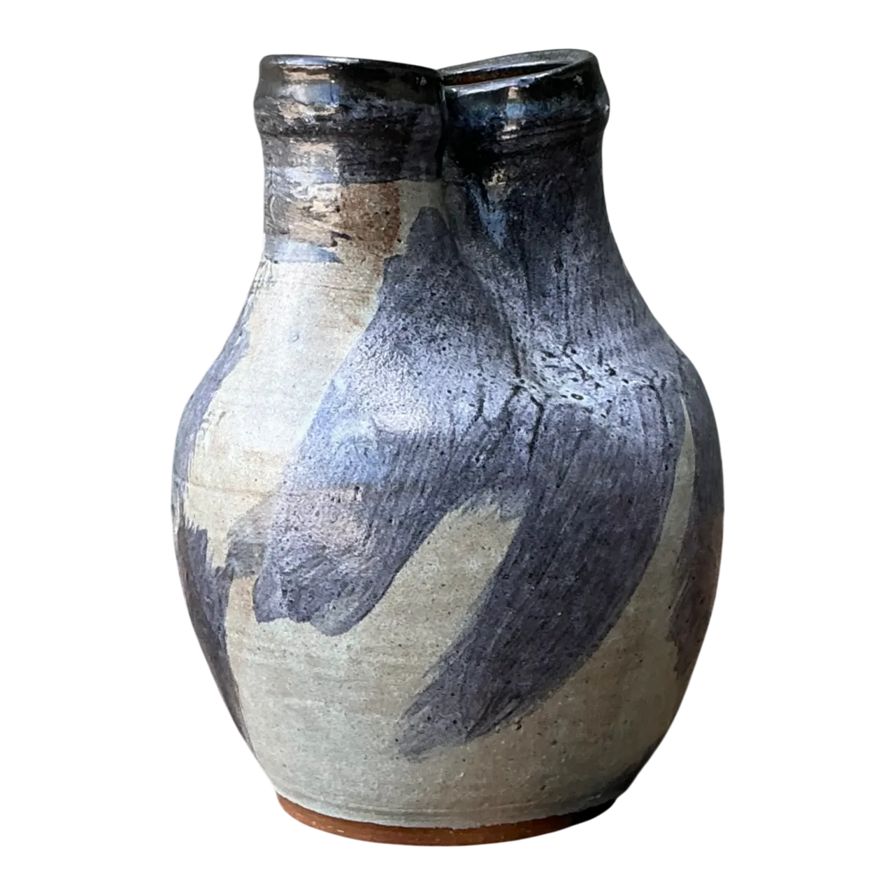 Vintage Double Neck Ceramic Vase