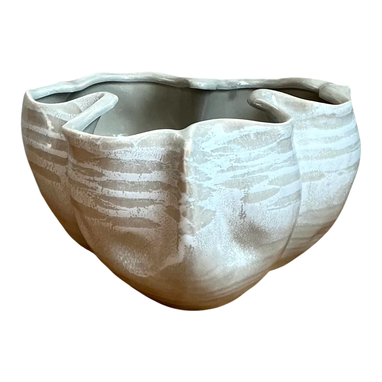 Vintage Organic Form Ceramic Bowl
