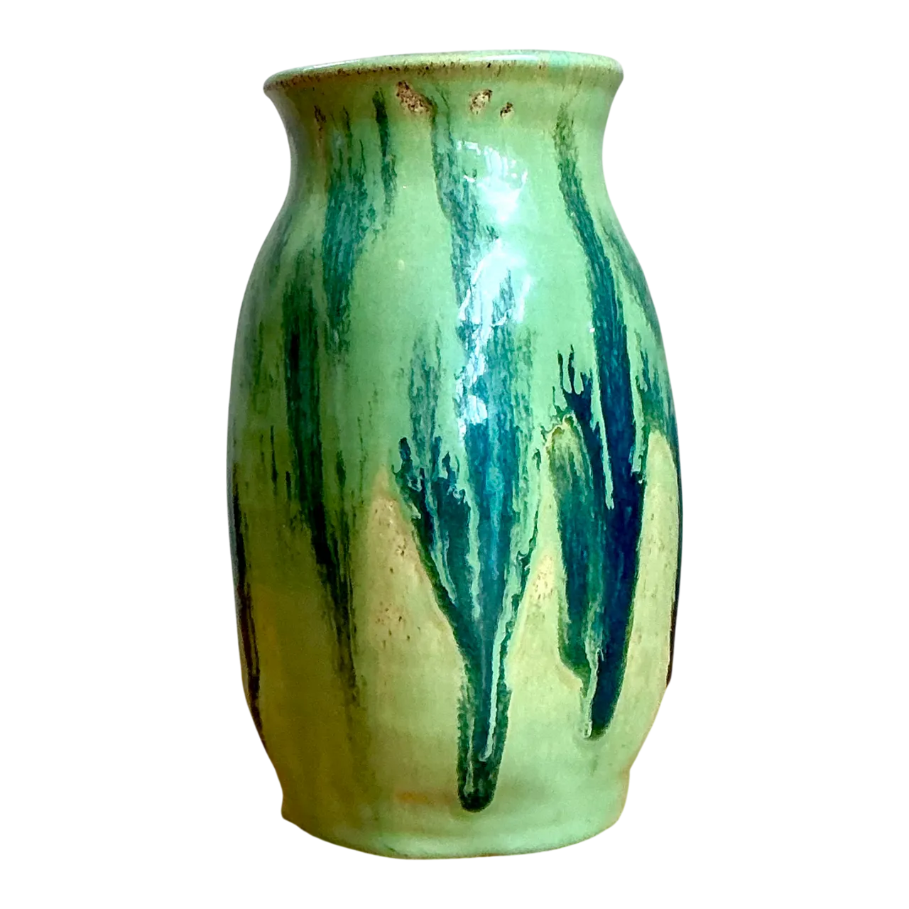 Vintage Drip Glaze Ceramic Vase