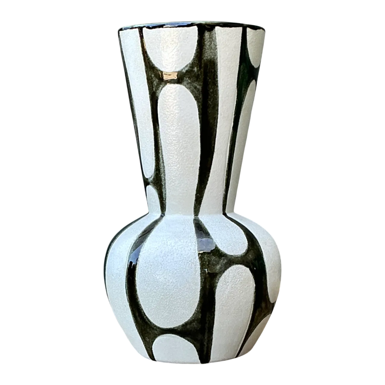 Vintage Abstract Design Ceramic Vase