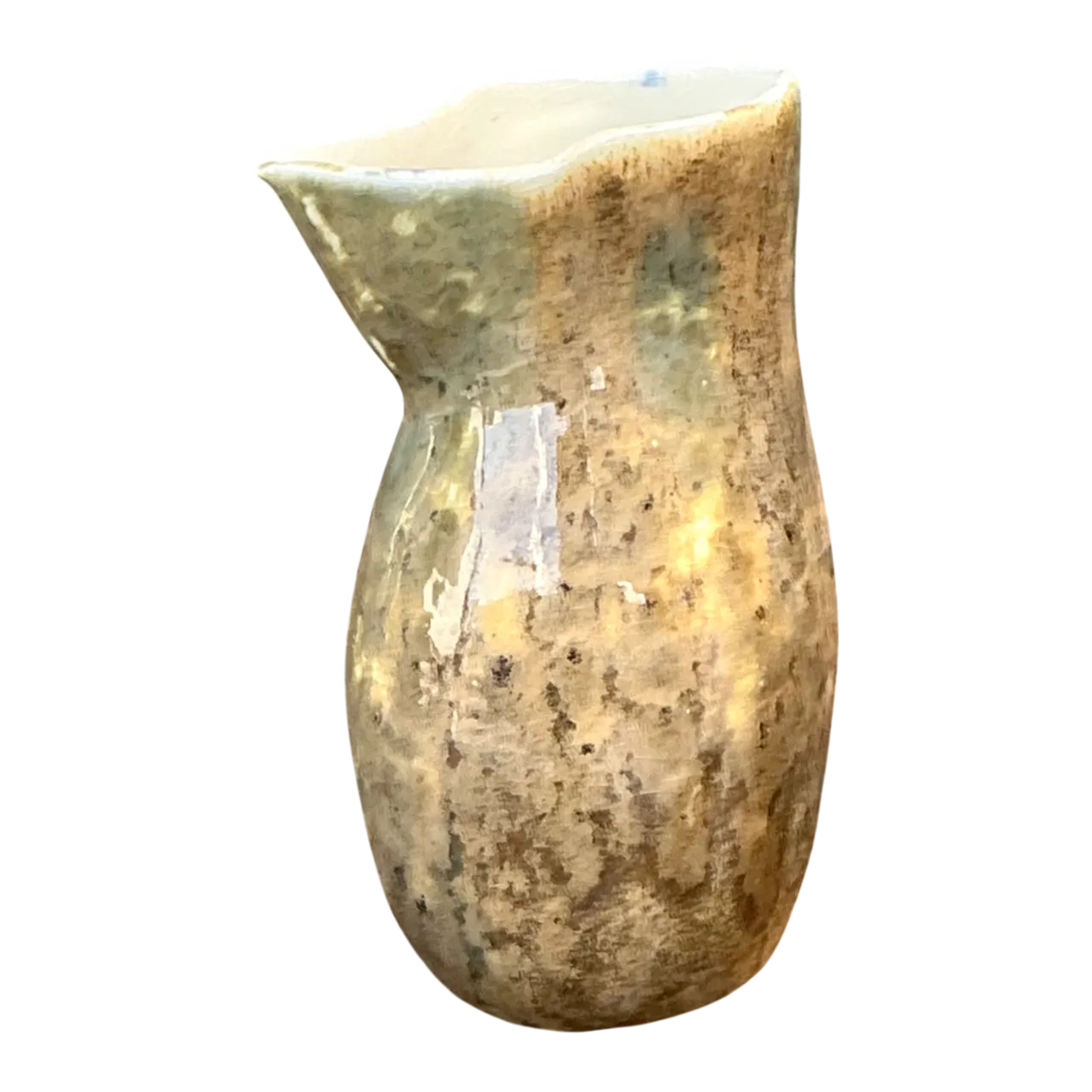 Vintage Abstract Ceramic Pitcher