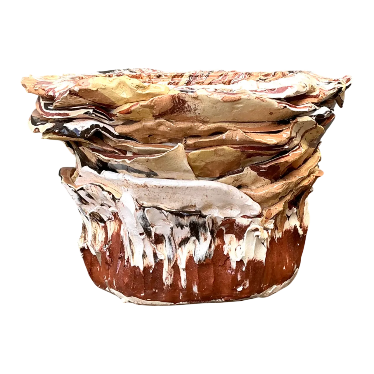 Vintage Sculptural Ceramic Planter