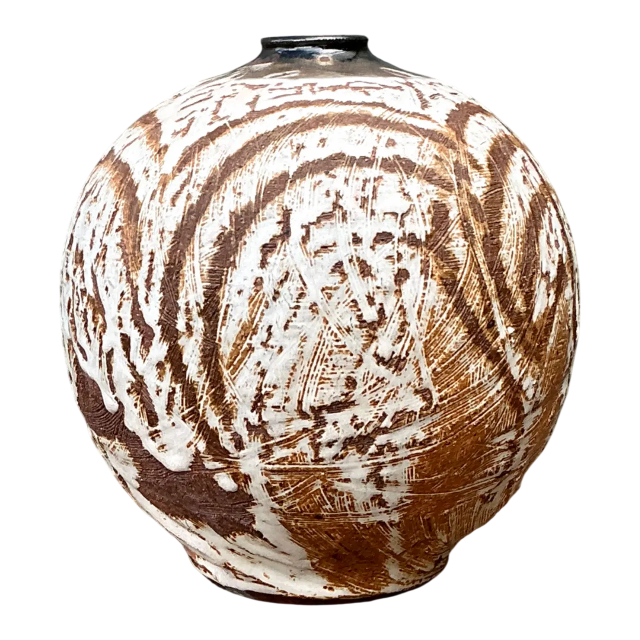 Vintage Abstract Ceramic Vessel
