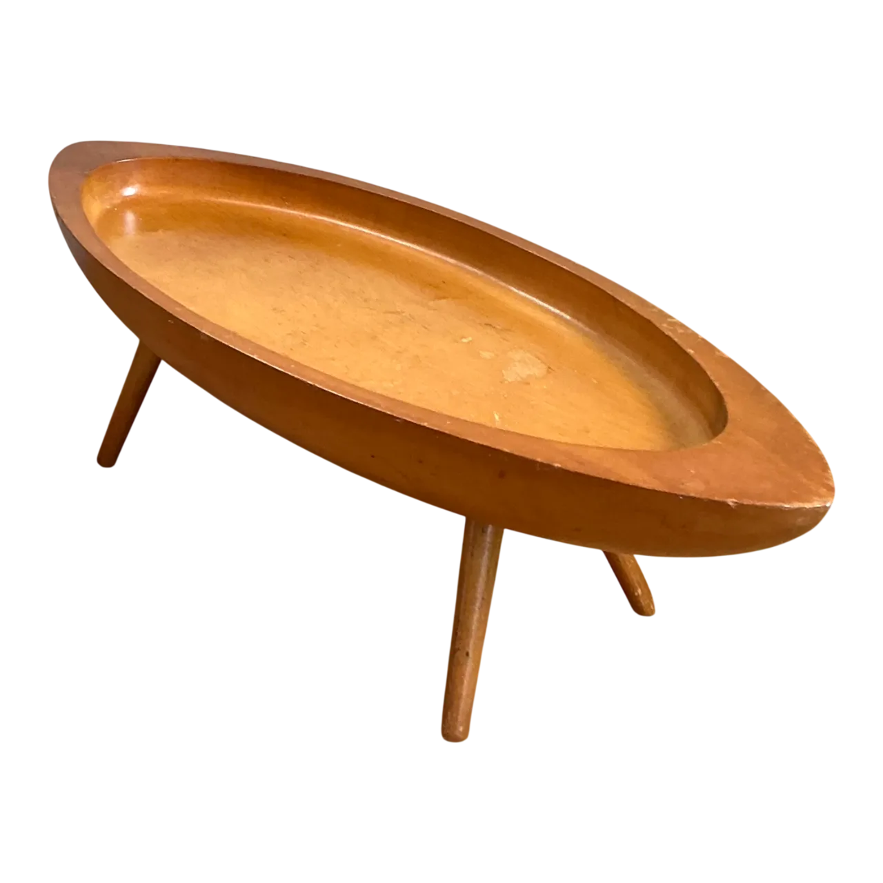 Vintage Mid-Century Modern Wood Bowl