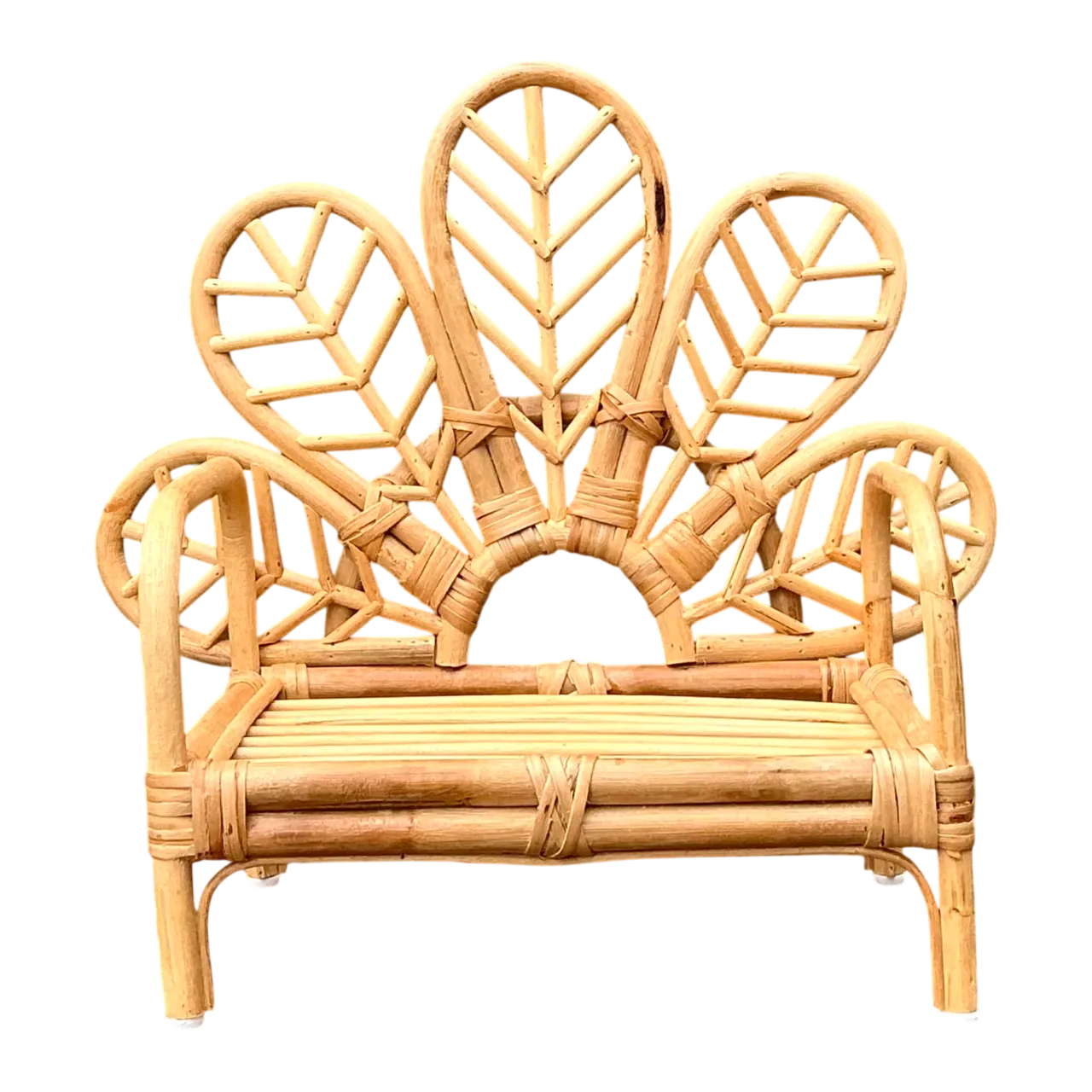 Vintage Children’s Rattan Peacock Chair