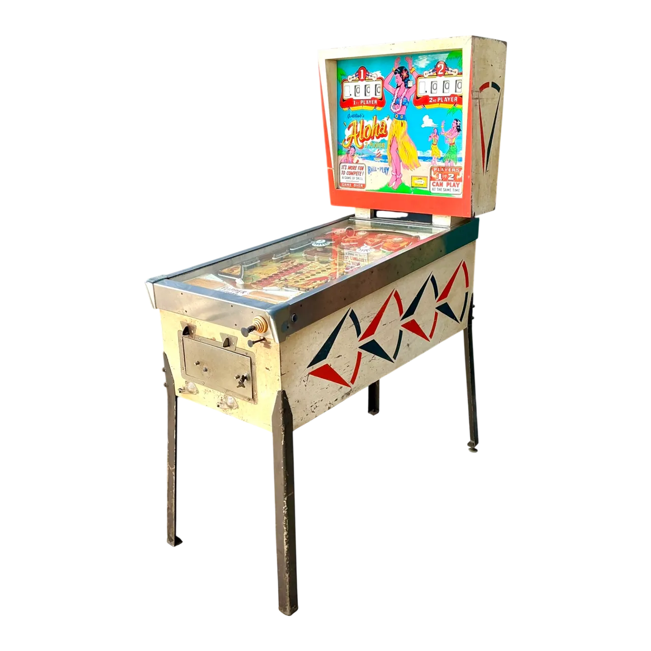Vintage Gottlieb Aloha Pinball Machine