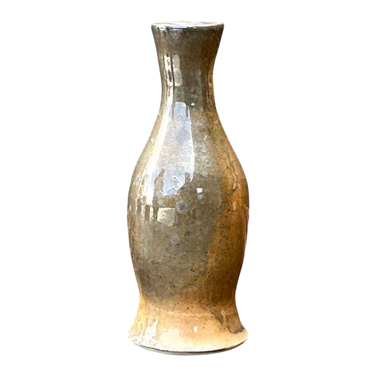 Vintage Glazed Ceramic Vase