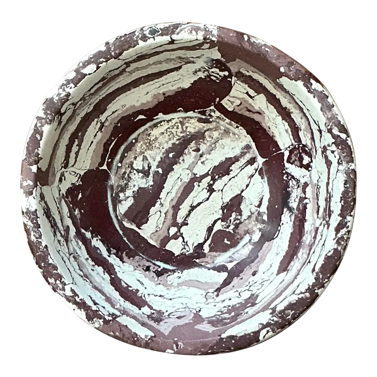 Boho Artisan Pigmented Plaster Scagliola Plinth - Synthetic, 11.75W x 2.25H