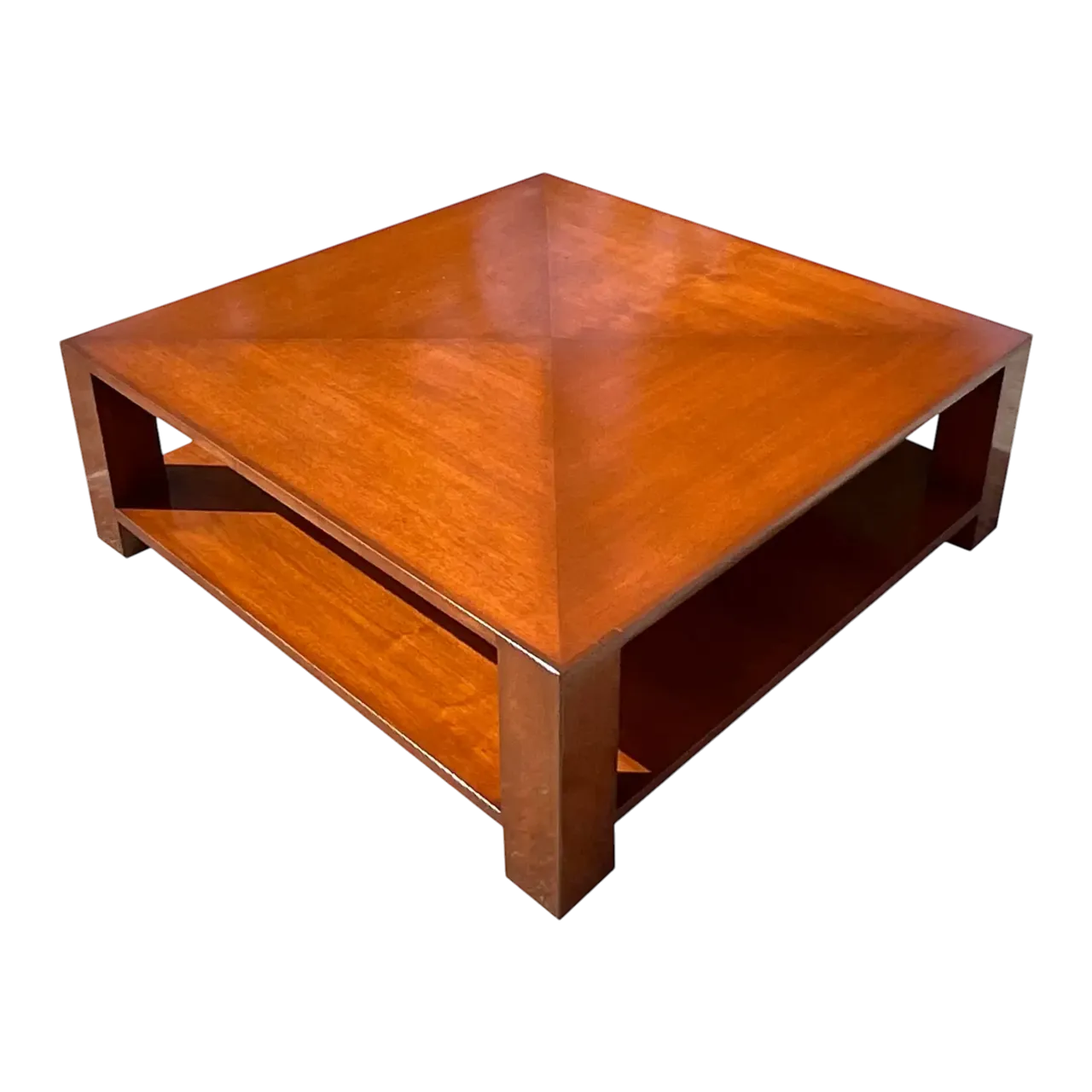 Late 20th Century Vintage Boho Nancy Corzine Lacquered Coffee Table