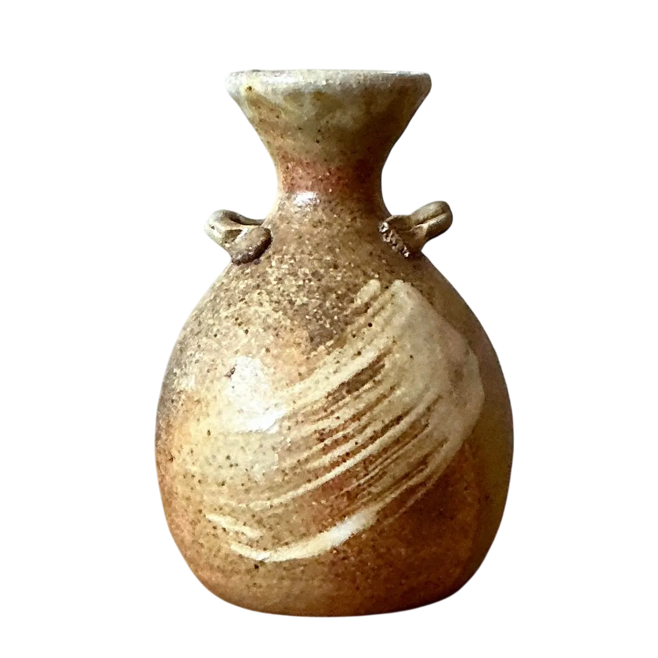 Vintage Boho Original Studio Pottery Vase - Pottery, 3.25W x 5H