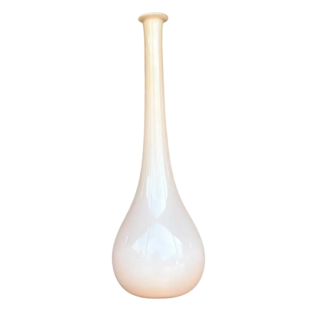 Vintage Boho Blown Glass Vase