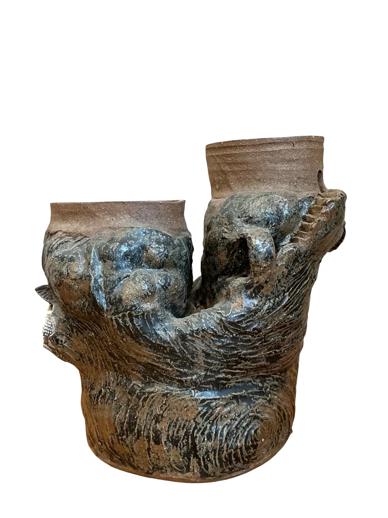 Vintage Abstract Tree Form Vase
