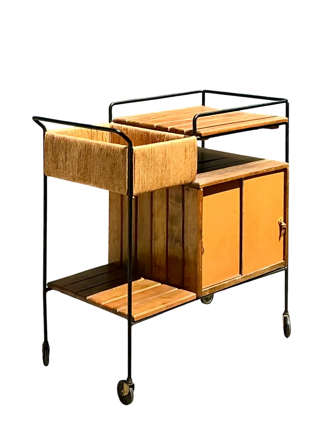 Vintage Mid-Century Modern Bar Cart