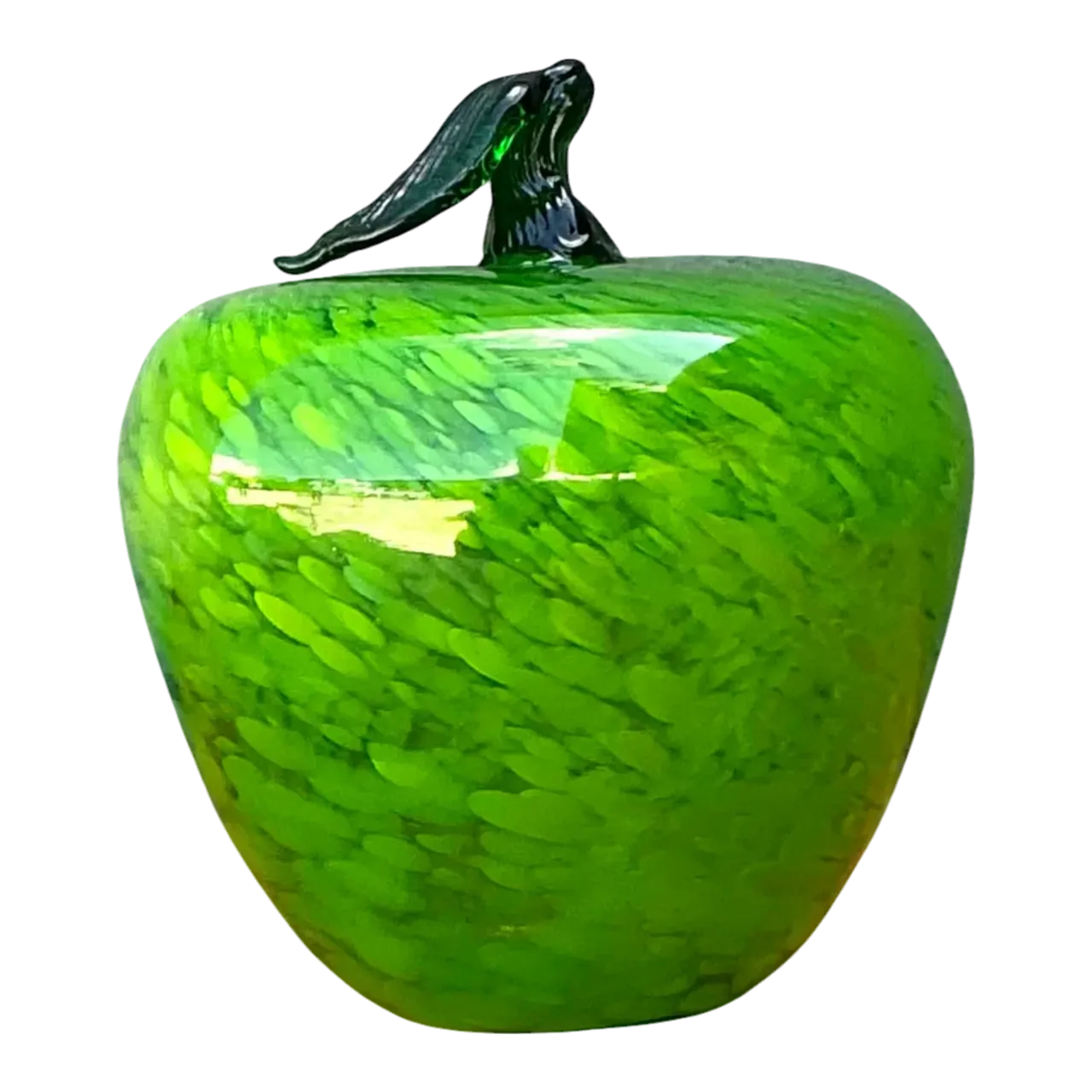 Vintage Art Glass Apple
