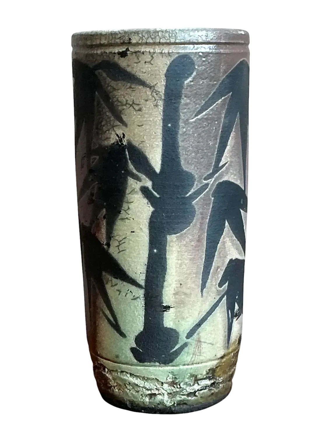 Vintage Asian Original Studio Pottery Vase