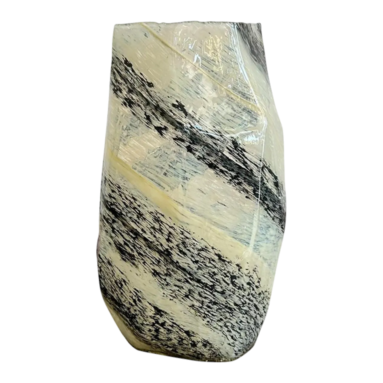 Vintage Boho Asymmetrical Glass Vase